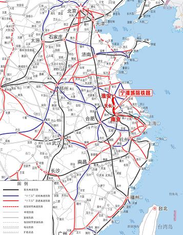 新建南京至淮安鐵路安徽段初步設計獲批