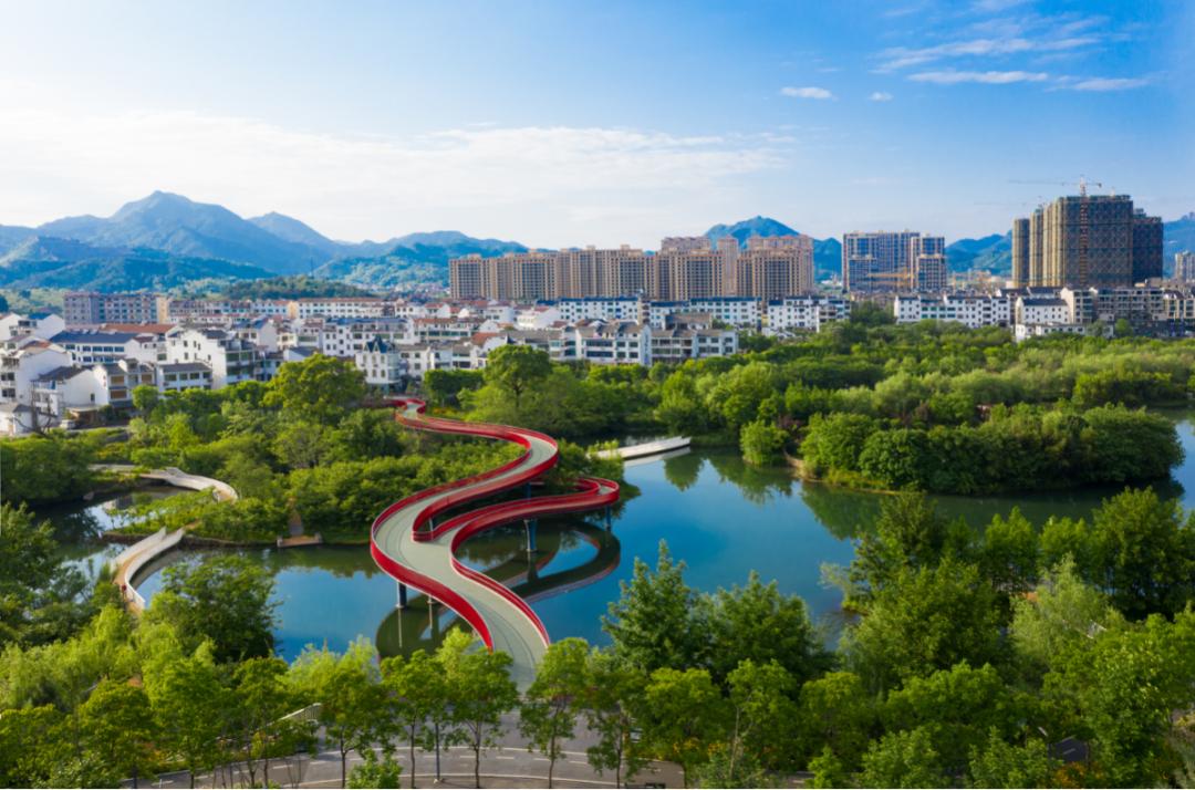 金华首个我县有了国家级湿地公园