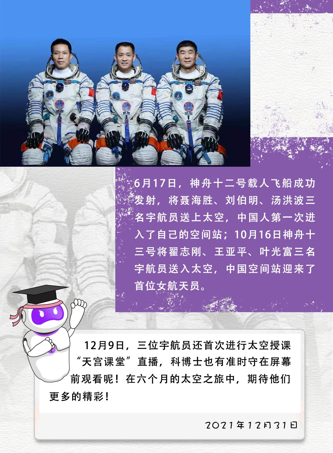 关于航天新闻最新消息2021年简短概括的信息