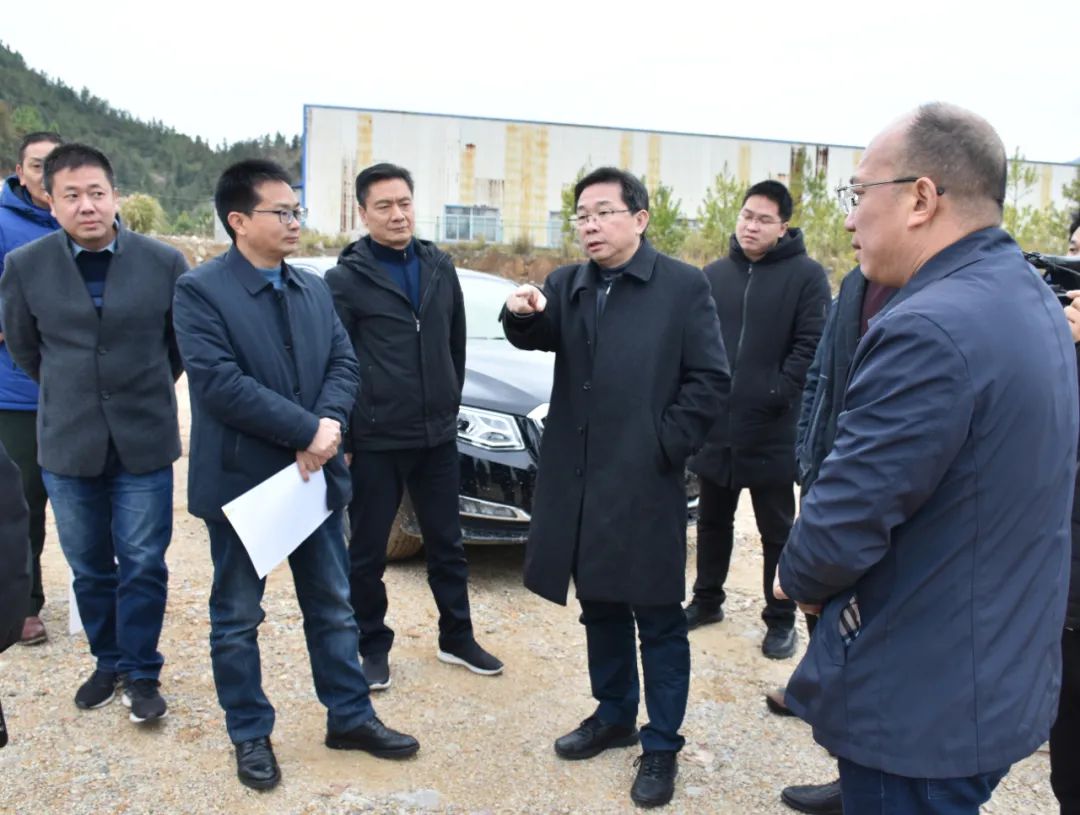 跟着古田县领导一起了解宁古高速大甲段建设工作开展情况