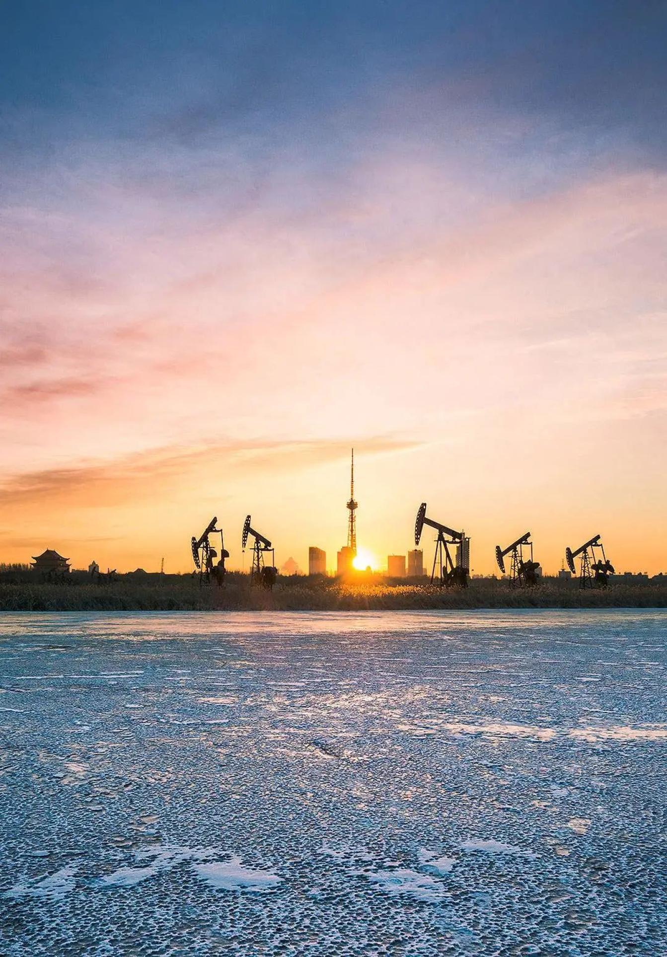 大庆冬韵别样的美景