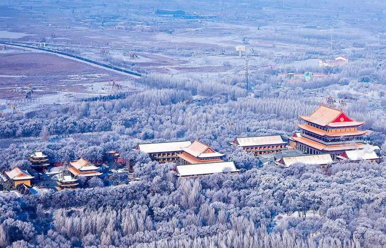 大庆冬韵别样的美景