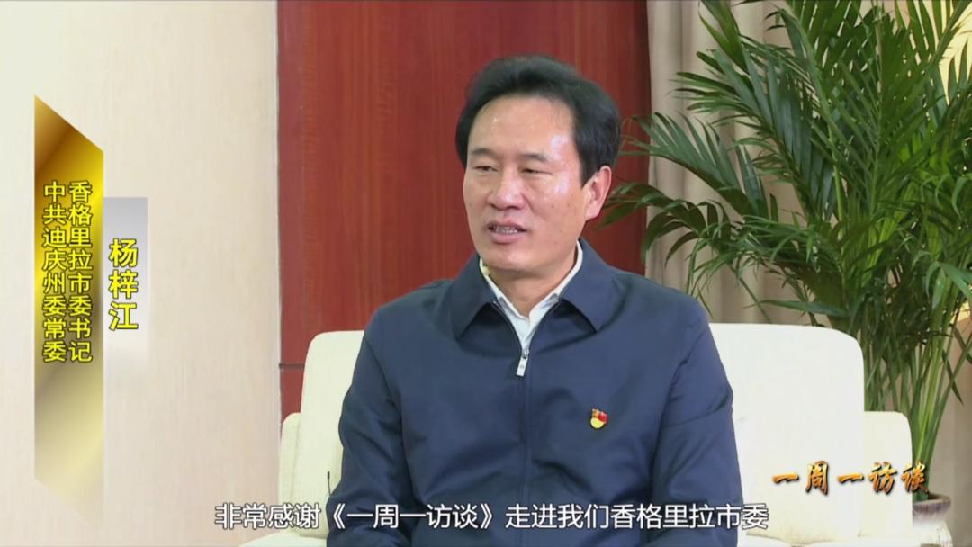 新年伊始,州委常委,香格里拉市委书记杨梓江做客【一