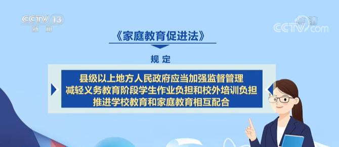 家庭教育法正式施行这些事情家长要知道