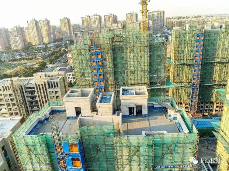 松江这里的动迁安置房结构封顶预计2023年交付
