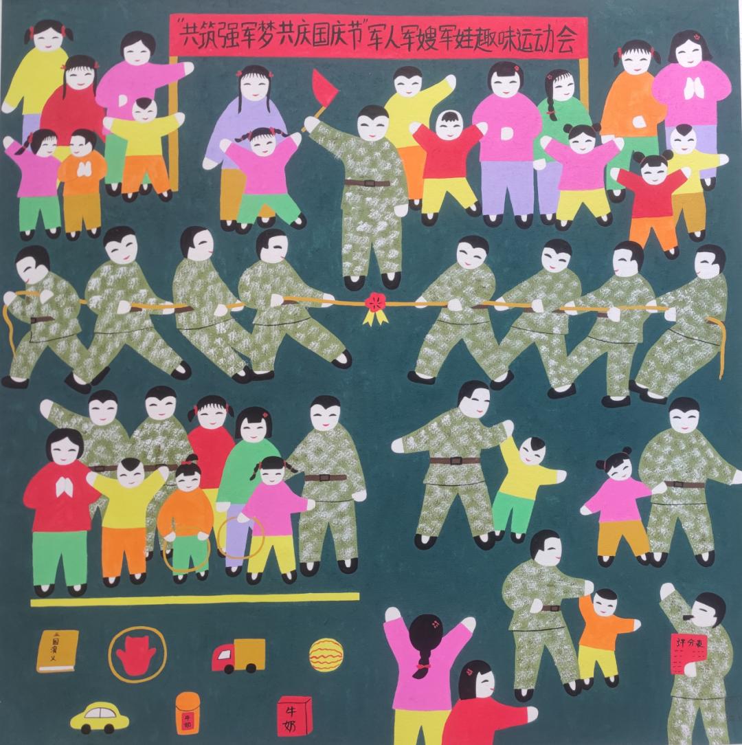 一幅幅双拥农民画一幕幕军民鱼水情