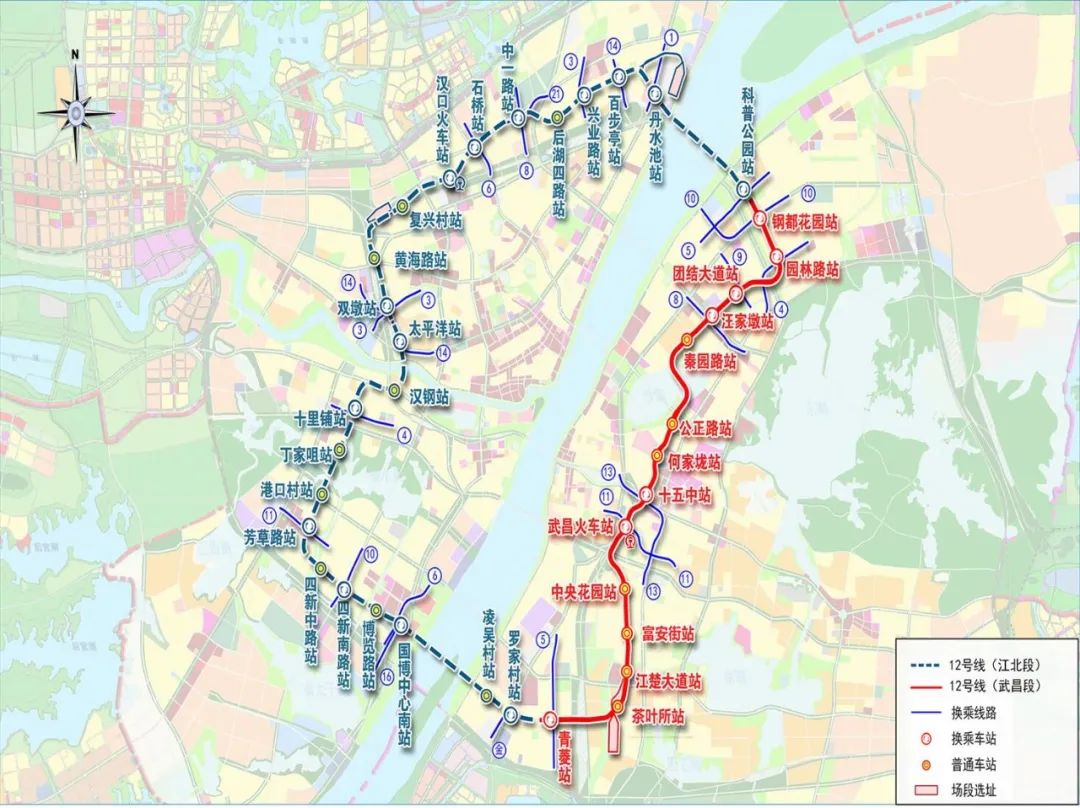 武汉郭茨口地铁规划图片