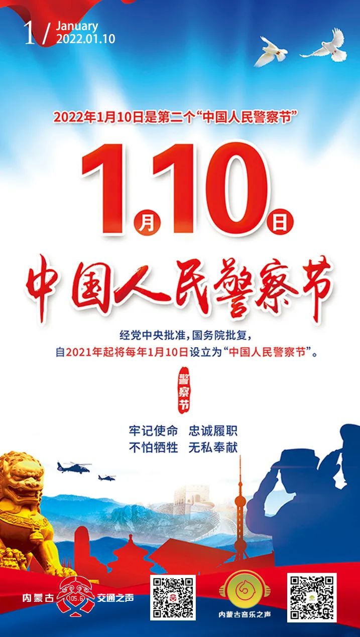 致敬每一个忠诚履职,无私奉献的今天,第二个中国人民警察节更是你身边