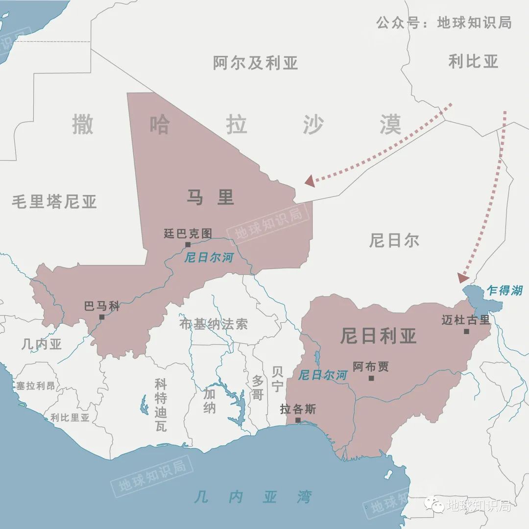 大量武器和武裝向南流入薩赫勒地帶該組織在乍得湖地區多次發動襲擊