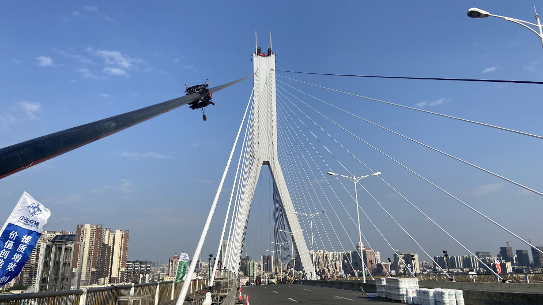 广检工程检测中心高质量检测服务鹤洞大桥安全开通