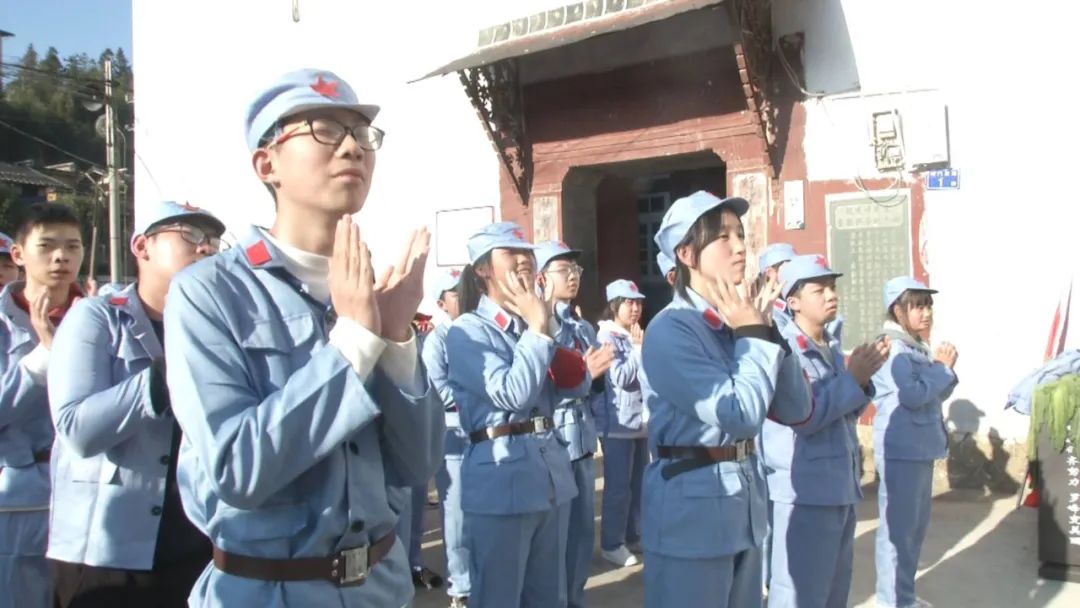古田县玉田中学学生赴罗峰村开展研学主题活动