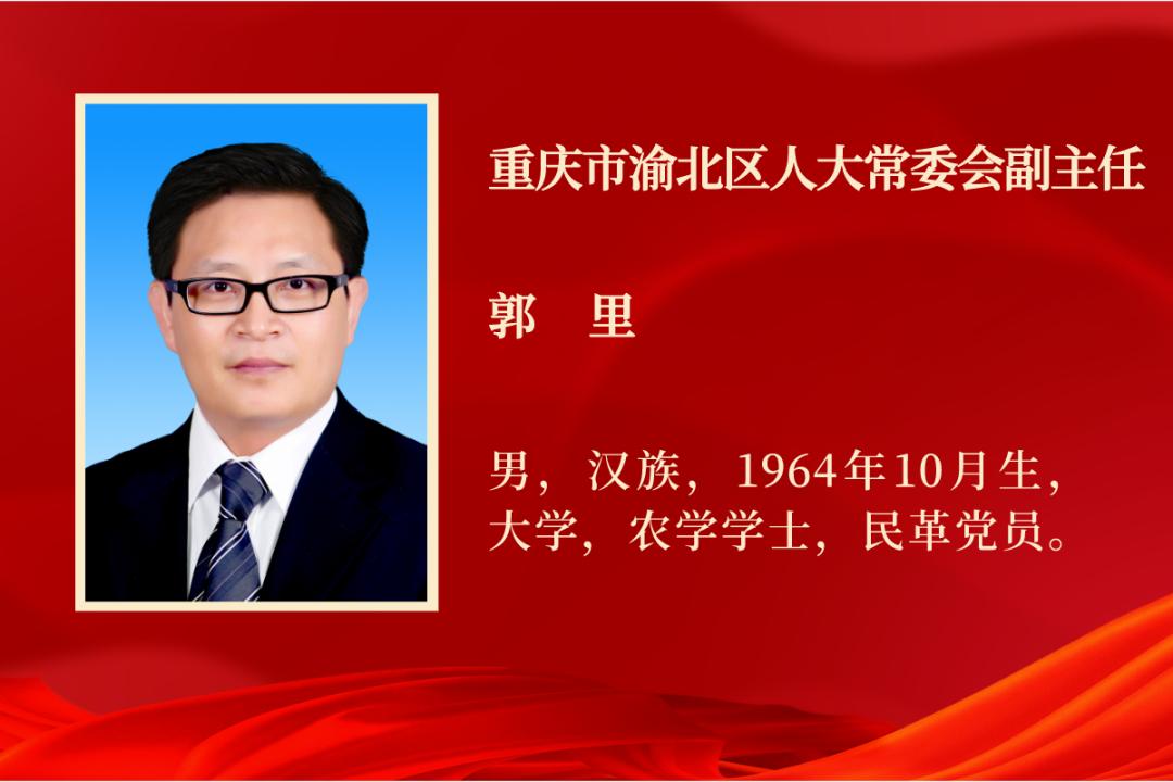 重庆市渝北区第十九届人大常委会主任副主任亮相