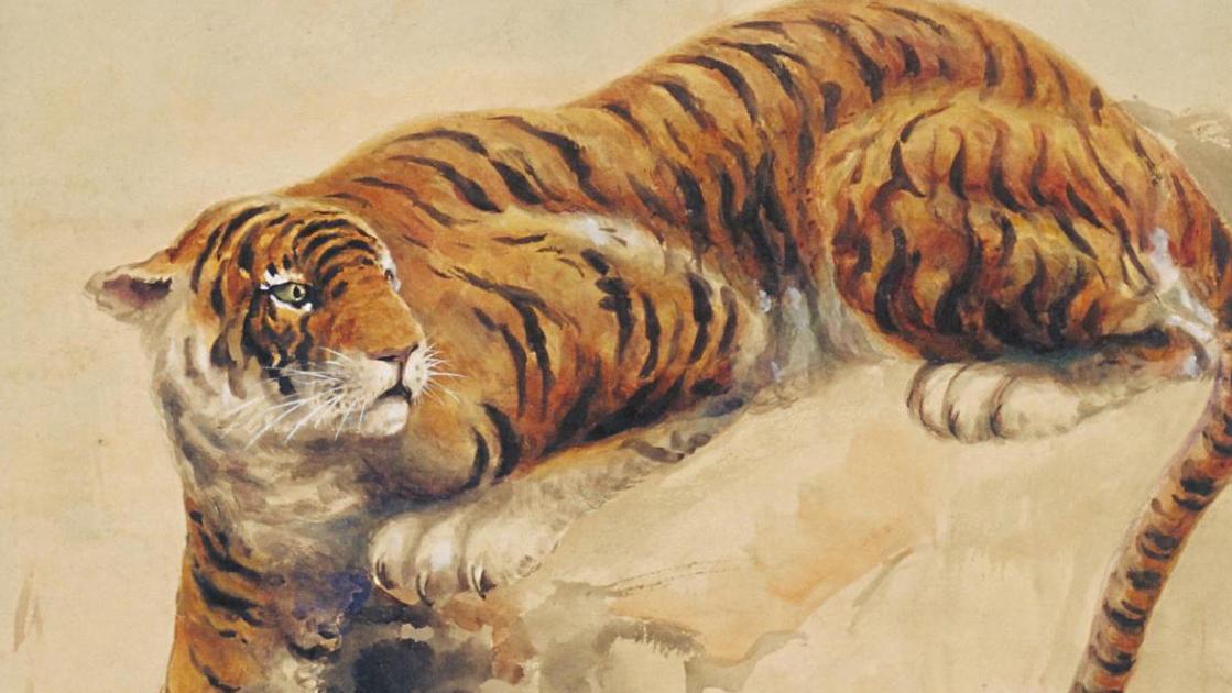 时隔二十五年，徐悲鸿画了两头老虎，你觉得哪个好