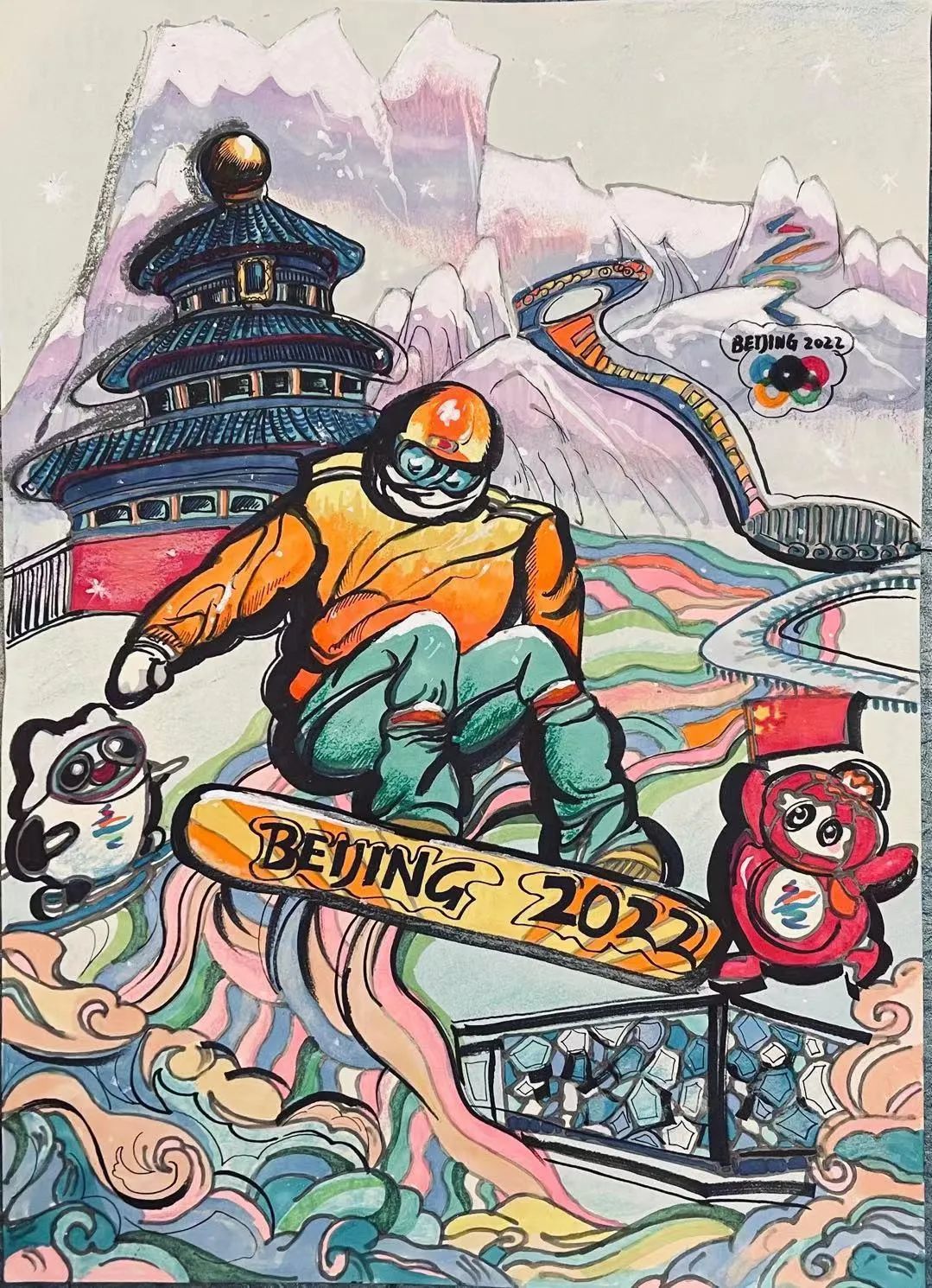 “助力北京2022年冬奥会”绘画比赛名次揭晓 – NZACNET