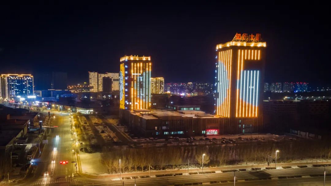 航拍大庆夜换个视角瞰大庆这也太迷人了