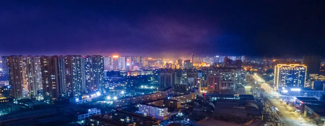 航拍大庆夜换个视角瞰大庆这也太迷人了