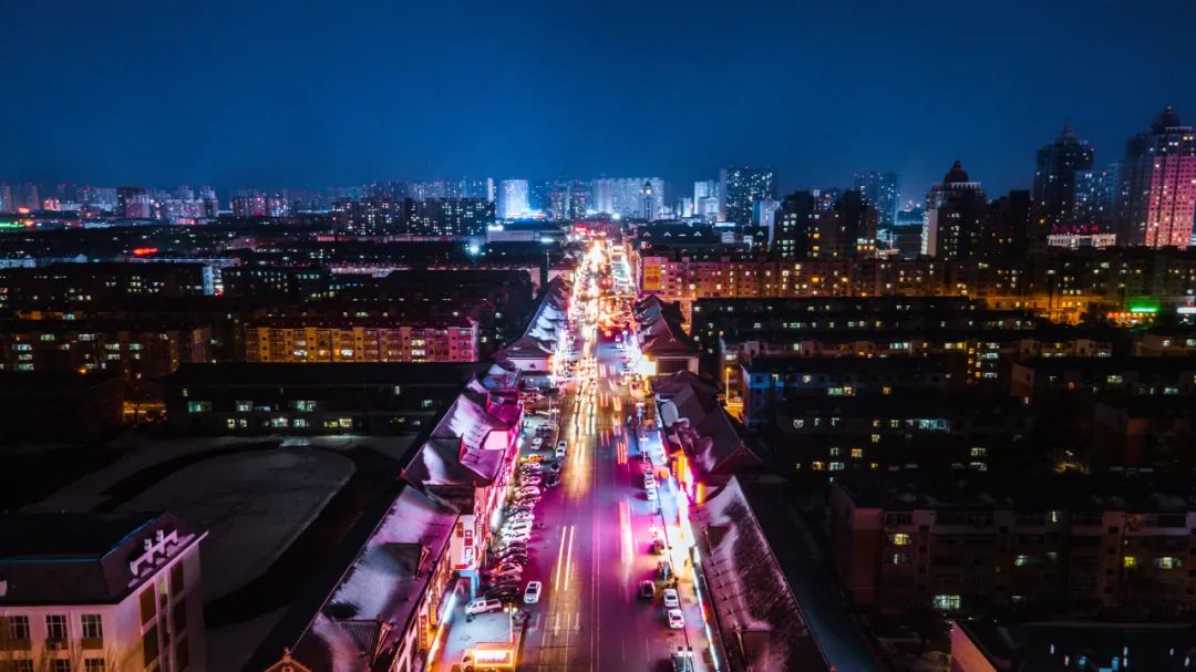 航拍大庆夜换个视角瞰大庆这也太迷人了