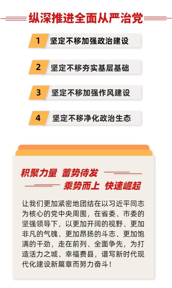 一图读懂县党代会工作报告