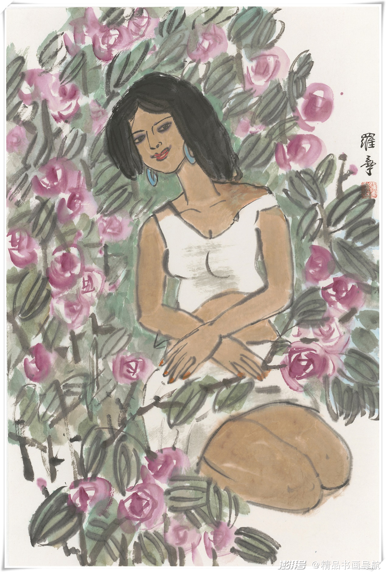 2022福虎迎春送祥瑞著名画家罗宁