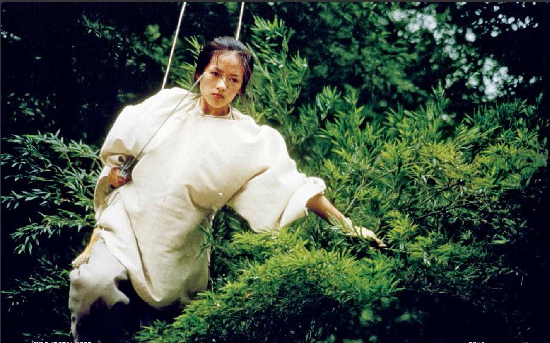 《卧虎藏龙》剧照运用体系性的视觉语言,把中国的美表现出来.