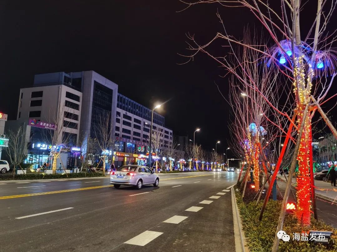 流光溢彩美不胜收海盐这条商业街重新亮相