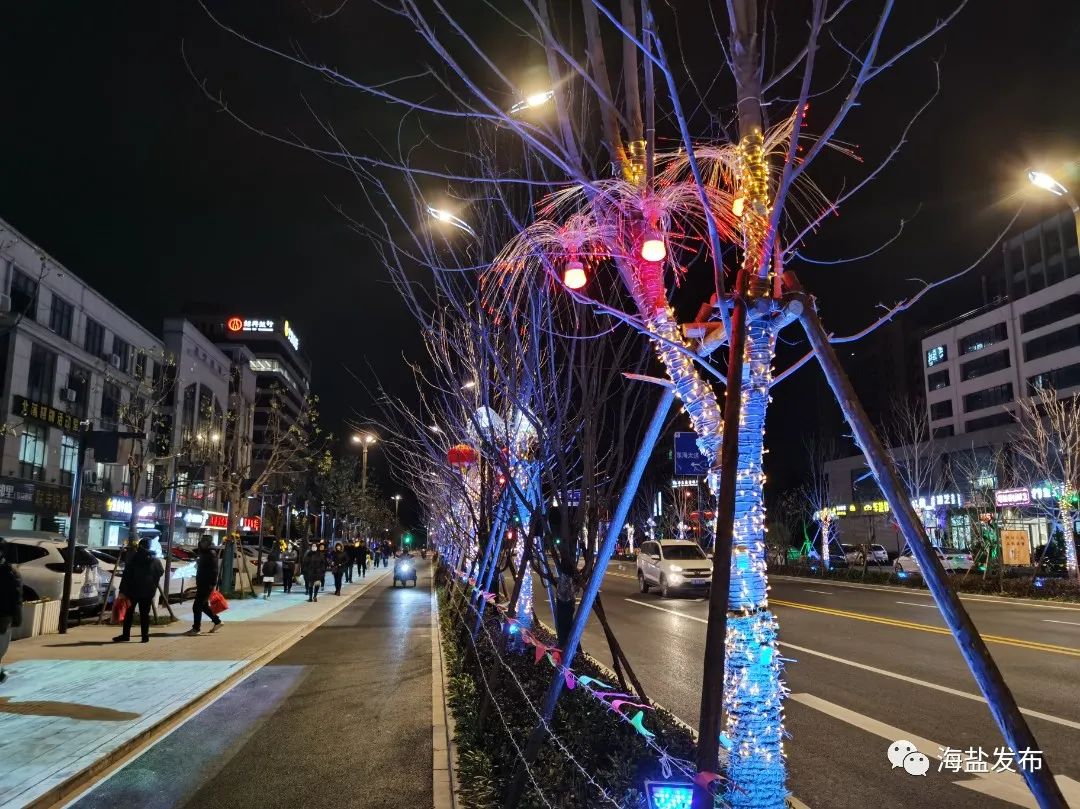流光溢彩美不胜收海盐这条商业街重新亮相
