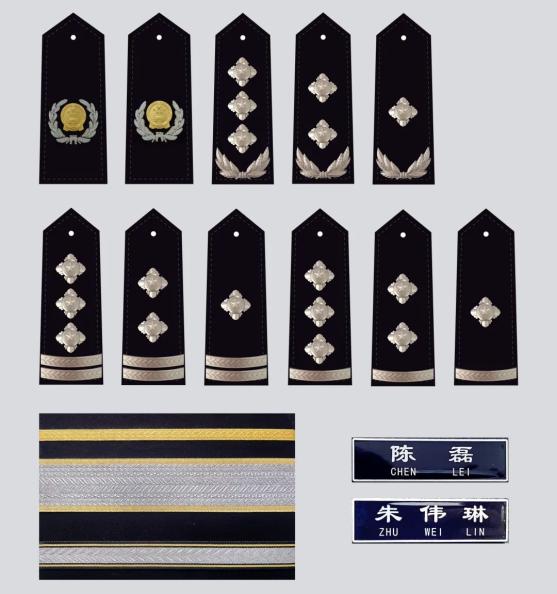领花,胸徽,姓名牌,从警章,绶带,肩牌佩戴方法:2022