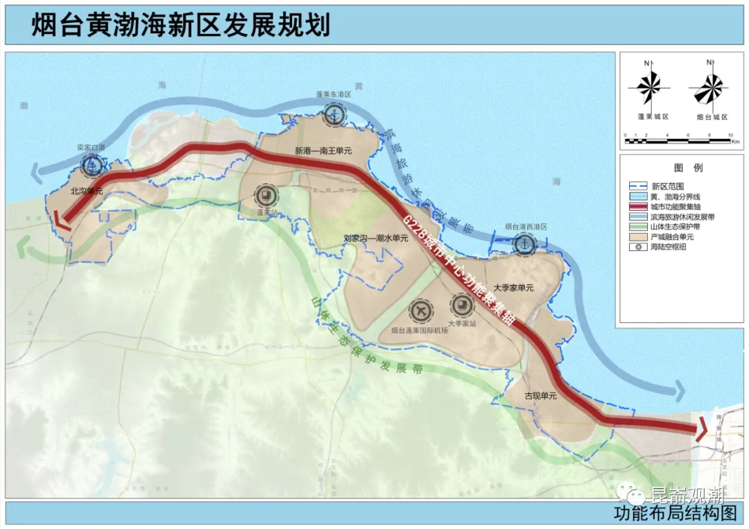 烟台黄渤海新区规划图图片