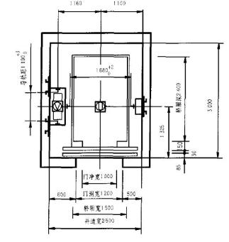 电梯门立面图图片