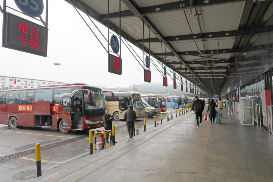 春运期间金阳客车站防疫有保障服务暖人心