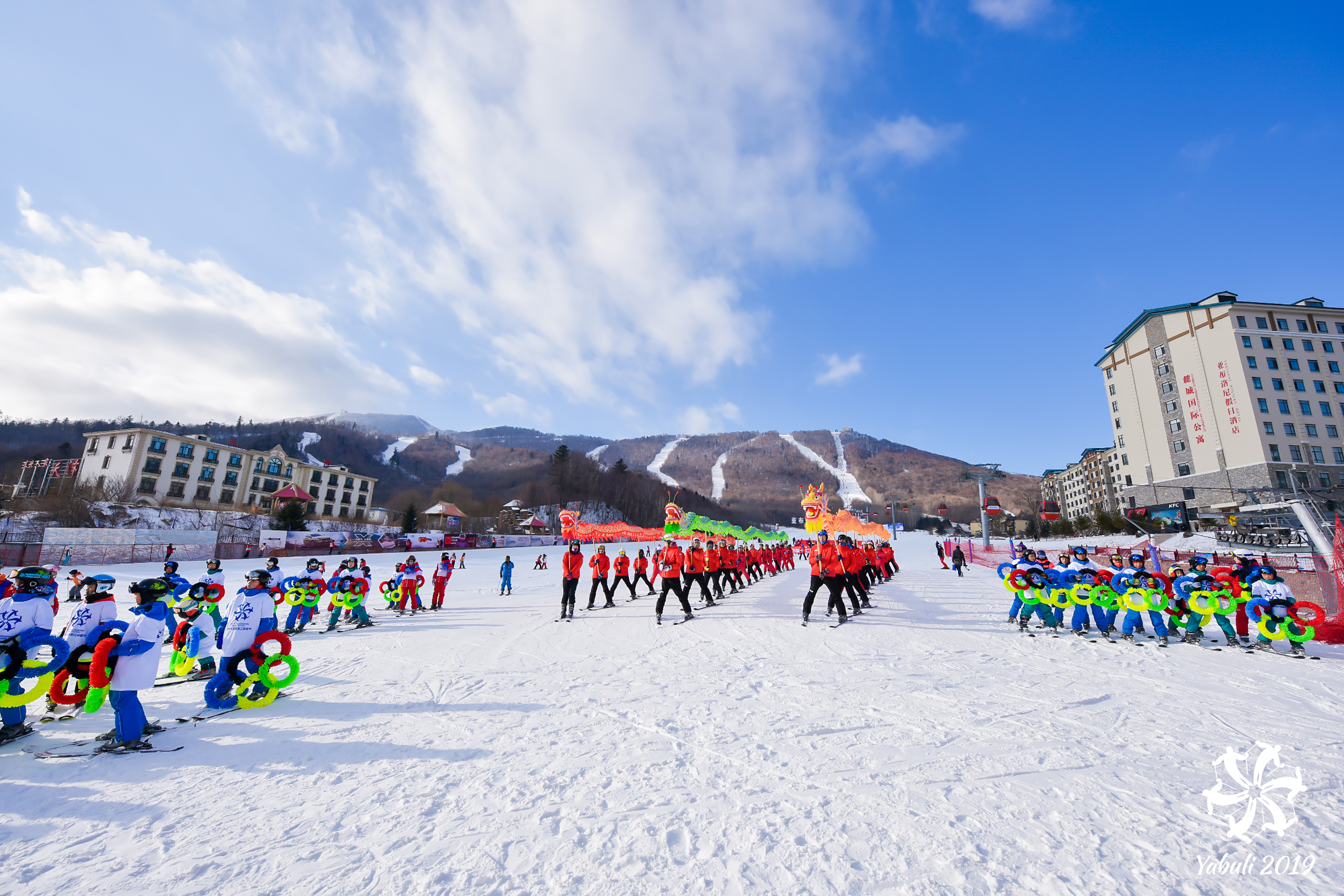 双塔岗滑雪场图片