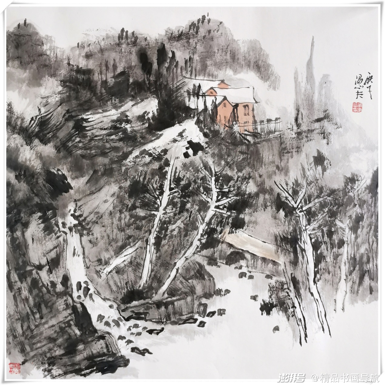 2022福虎迎春送祥瑞著名画家余建华