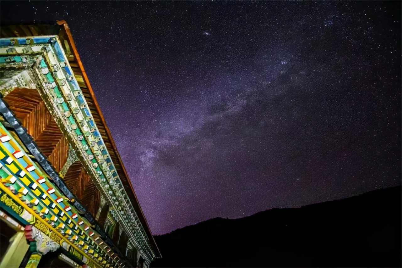 孜珠寺星空图片