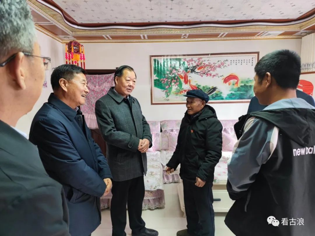 马得明来古浪县开展春节前慰问活动