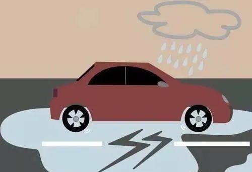 安全提醒雨天路滑注意行车安全