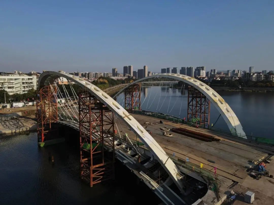 历时545天今天诸暨茅渚埠桥全新回归