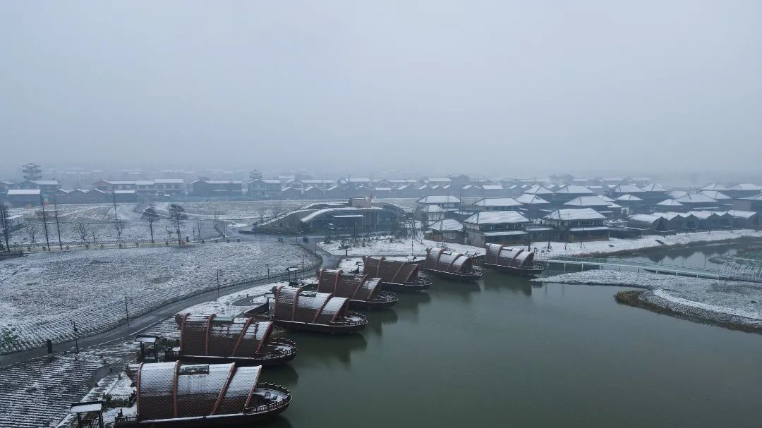 荆州雪景图片图片