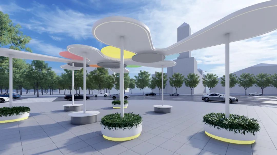 掀起你的盖头来上海最美遮阳棚缤纷之窗建成啦