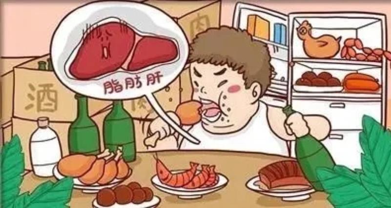结核,细菌性肺炎及败血症等感染时也可发生脂肪肝,病毒性肝炎患者若