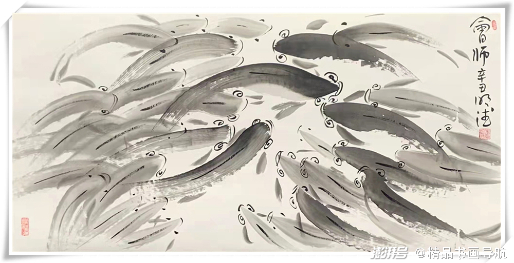 虎年运祥·鱼水欢歌——画家朱明德