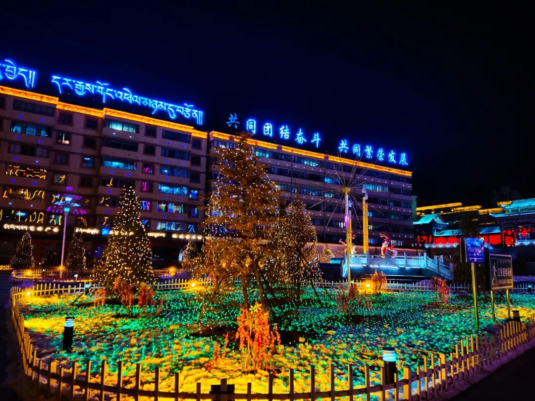 优秀了我的卓尼绚丽夜景美出新高度