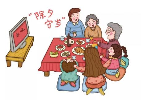 除夕夜守岁也是一项流传久远的习俗,早在西晋《风土记》中就有明确