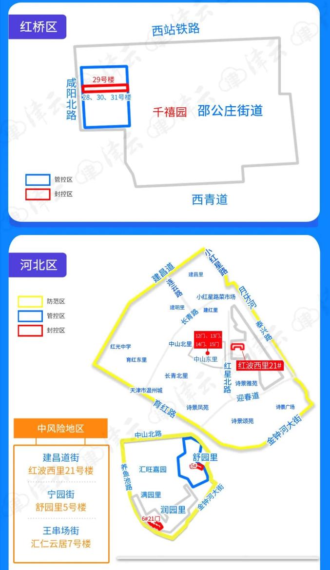 天津疫情管控区域地图图片