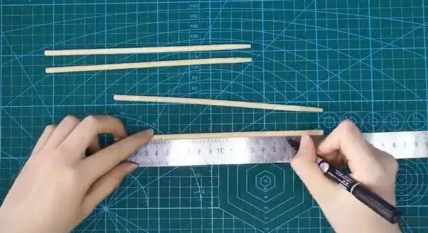 投石机筷子制作图片