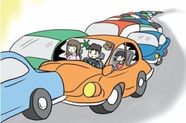 春节我在岗—峰峰交警提示:大年初四,车流增多,开车上路,注意安全!