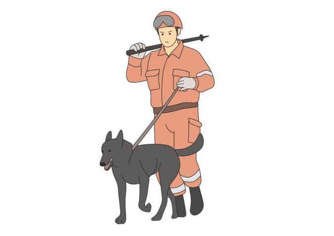 新年好消防搜救犬曼巴和它的伙伴coco一起给您拜年啦