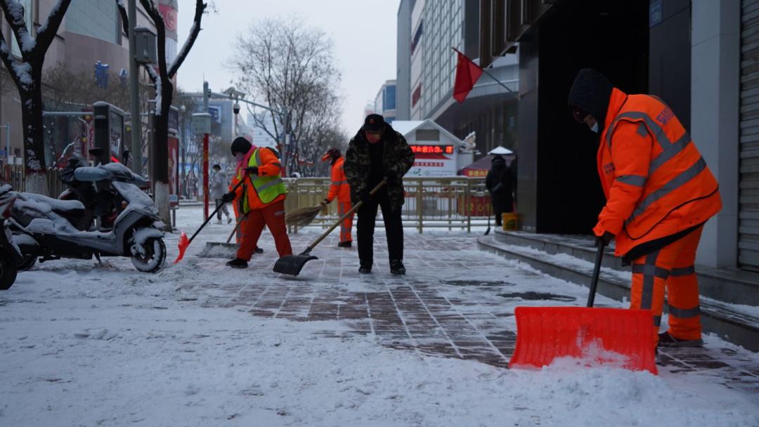 直擊丨銀川全面清雪