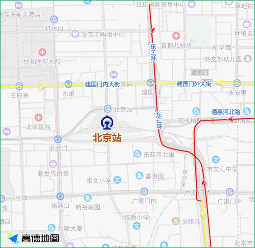 北京北站地图位置图片