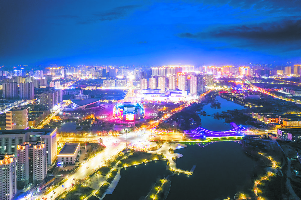 菏泽流光溢彩贺新春