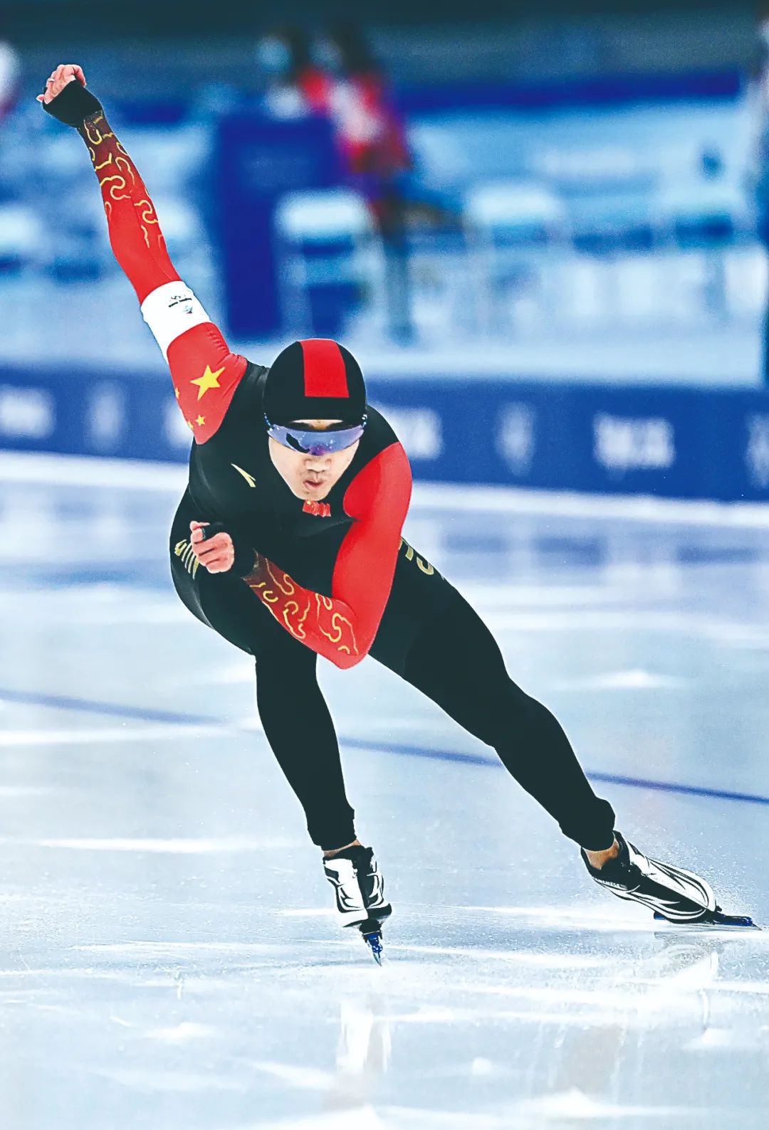 和最终成绩均是全场最快中国选手高亭宇第7组出场北京冬奥会速度滑冰